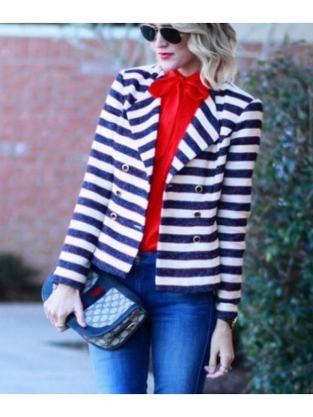 Cabi Love Carol‎ Collection Striped Cruise Jacket NWT